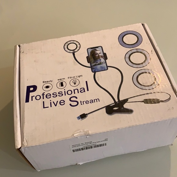 Selfie light ring with phone holder/stand - NEW - Picture 5 of 5